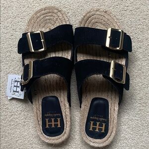 NWT! Haute Hippie Genuine Suede & Jute ‘Nikki’ Sandals